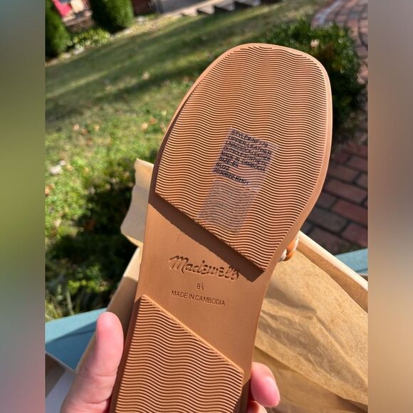 Madewell Suzi Slide Sandal in Multi Woven Leather NIB - Picture 8 of 9
